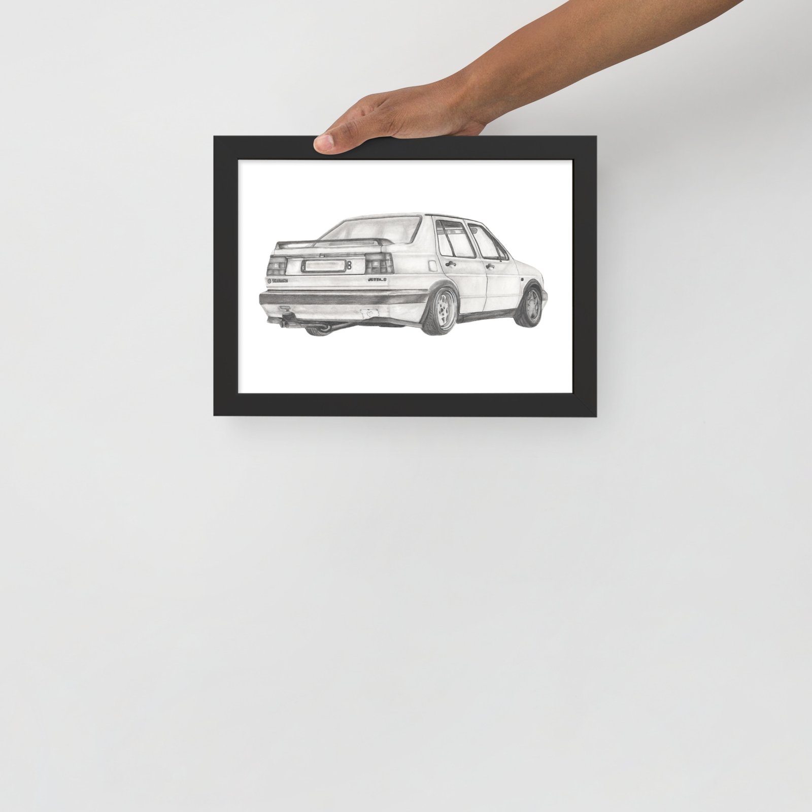 Ingelijste Volkswagen Jetta – kunstdruk - Afbeelding 5