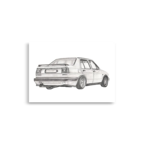 Volkswagen Jetta – kunstdruk - Afbeelding 3